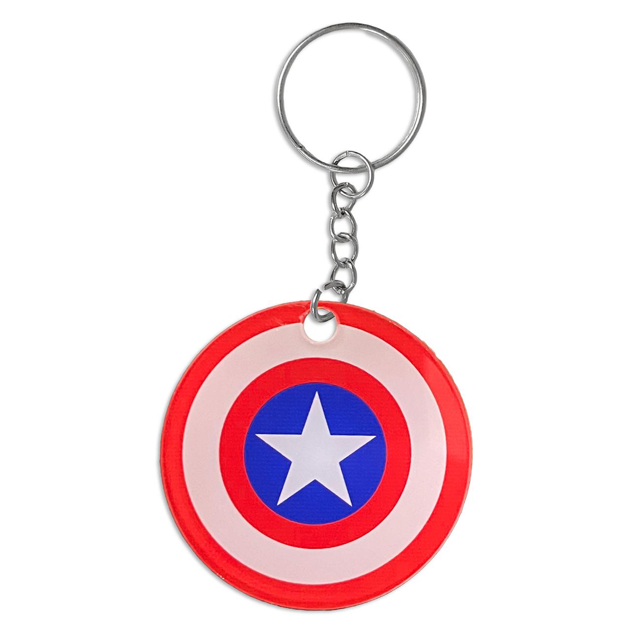 KEY_CHAIN_81 Avengers Captain America's Shield Keychain